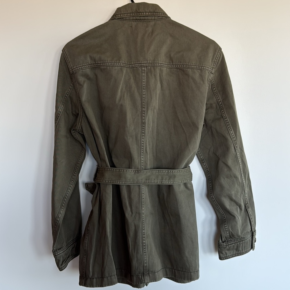 Madewell Chino Safari Jacket in Faded Ivy - Picture 6 of 6